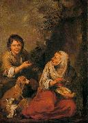 Bartolome Esteban Murillo Old Woman and Boy oil painting on canvas